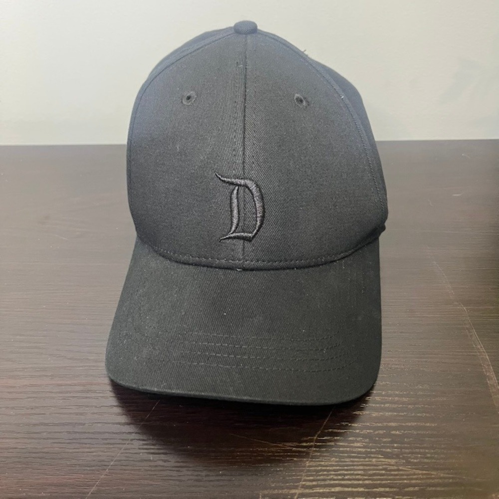 Monochrome Disney Parks Hat Black Gothic D Cap Mickey Ears Headband Slit